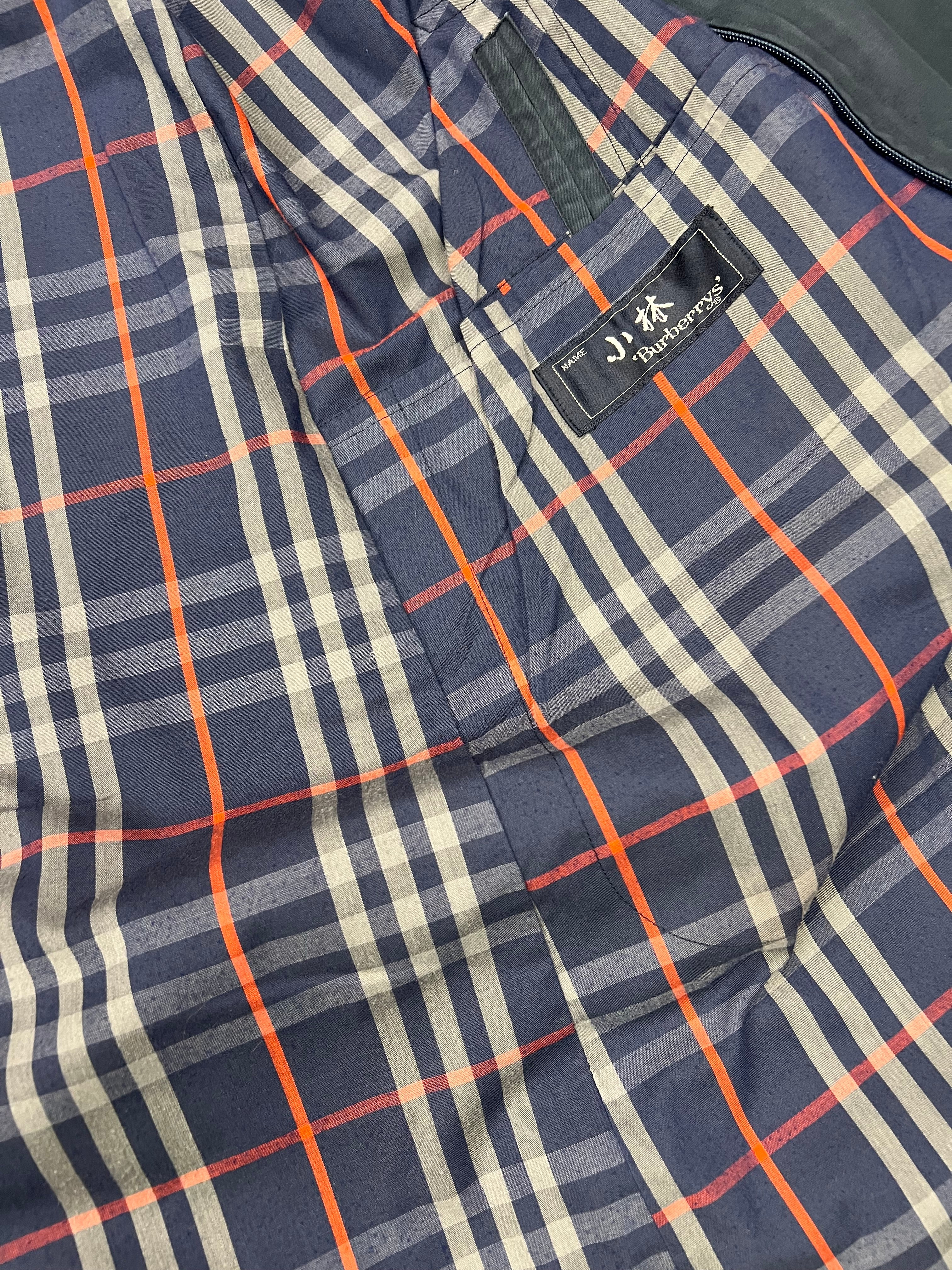 Burberry Vintage Dark Navy Mid-Length Trench Coat