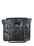 Chanel Black Quilted Leather Medium 2.55 Reissue Tote 2008