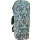 Fendi Blue Denim Zucca  Baguette
