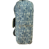 Fendi Blue Denim Zucca  Baguette
