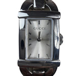 Gucci Stainless Steel 6800L Silver Dial Bangle Watch