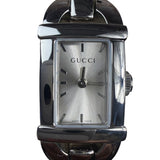 Gucci Stainless Steel 6800L Silver Dial Bangle Watch