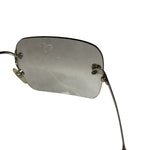 Chanel Y2k Silver Rimless 4017-D Sunglasses