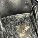 Hermes Birkin 30 Black Togo Leather Handbag 2002