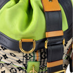 Louis Vuitton Limited Edition Leather Trim Monogram Cheche Gypsy PM