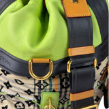 Louis Vuitton Limited Edition Leather Trim Monogram Cheche Gypsy PM