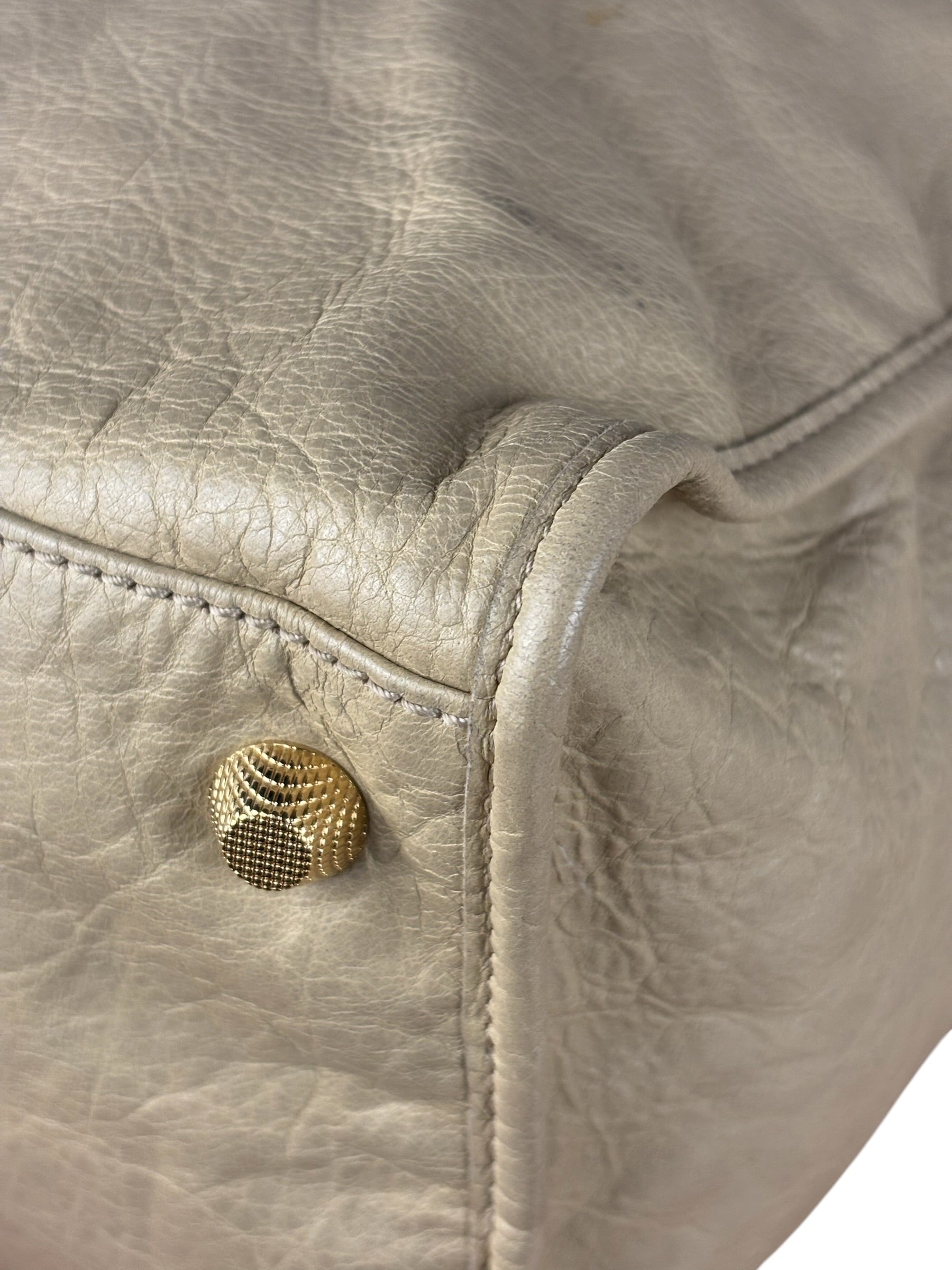 Balenciaga Beige Leather Large Classic City Bag