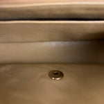 Chanel 1986 Beige Curved Flap Bag