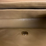 Chanel 1986 Beige Curved Flap Bag