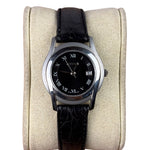 Gucci 5500M Black Roman Dial Black Strap