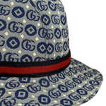 Gucci GG Logo Blue Denim Bucket Hat