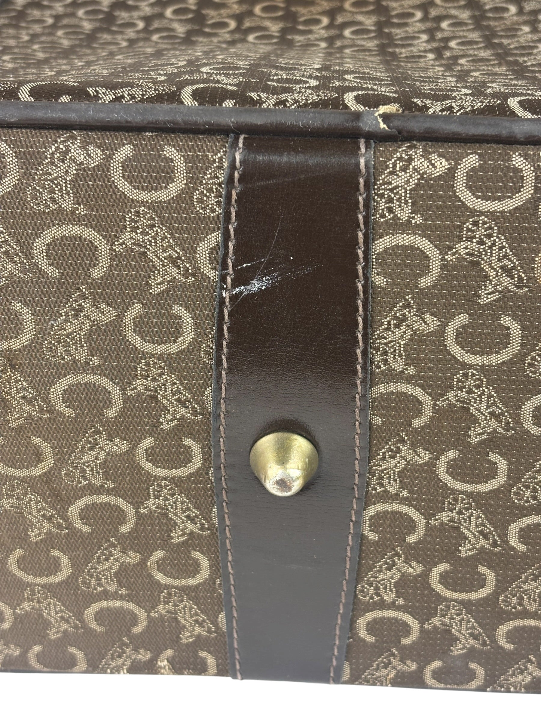 Celine Vintage Macadam Canvas Travel Bag