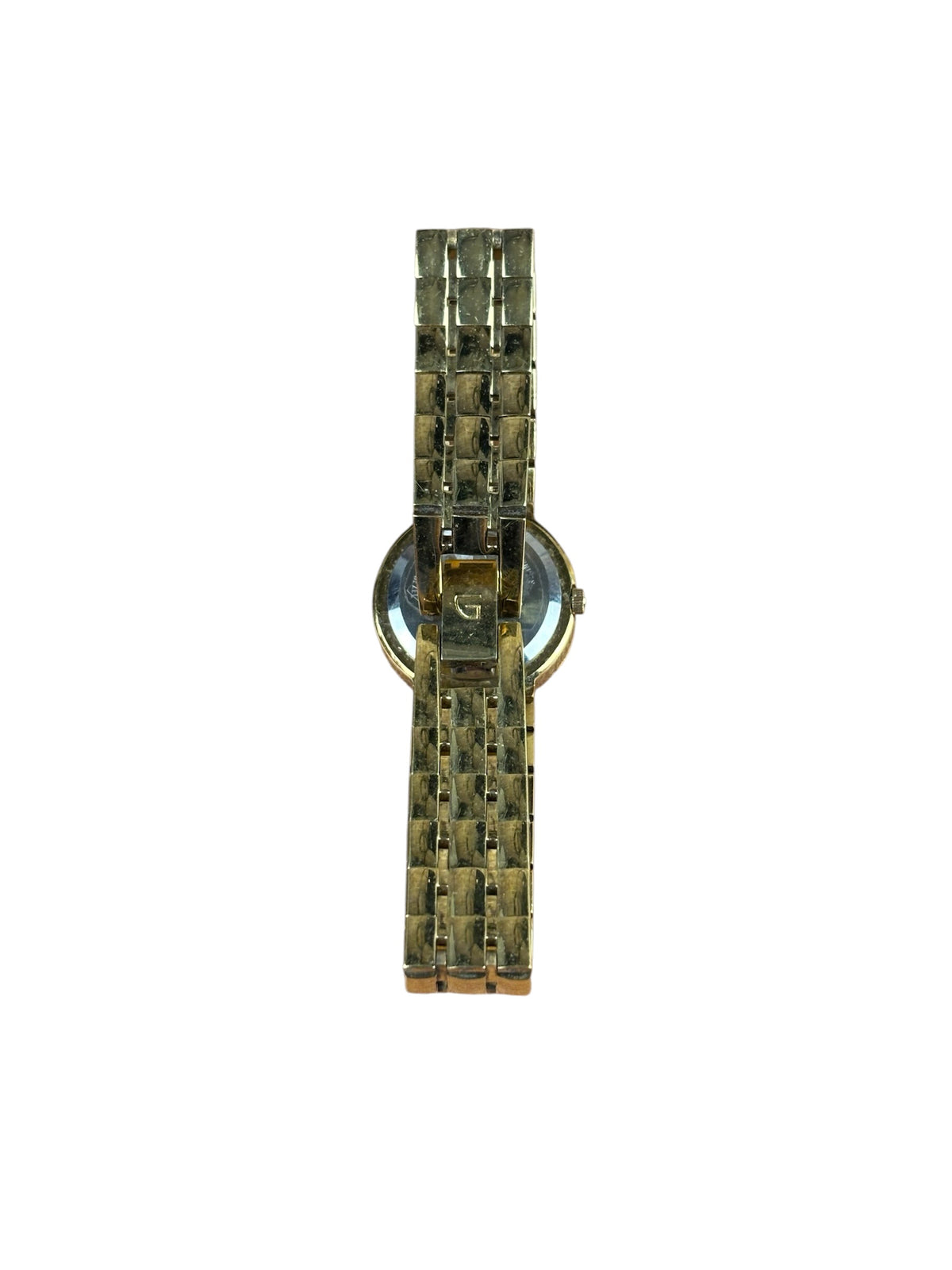 Gruen Green Stone Dial Gold Plate Band