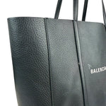Balenciaga Black Leather Tote Bag