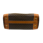 Celine Vintage Macadam Canvas Boston Bag