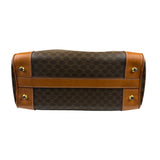 Celine Vintage Macadam Canvas Boston Bag