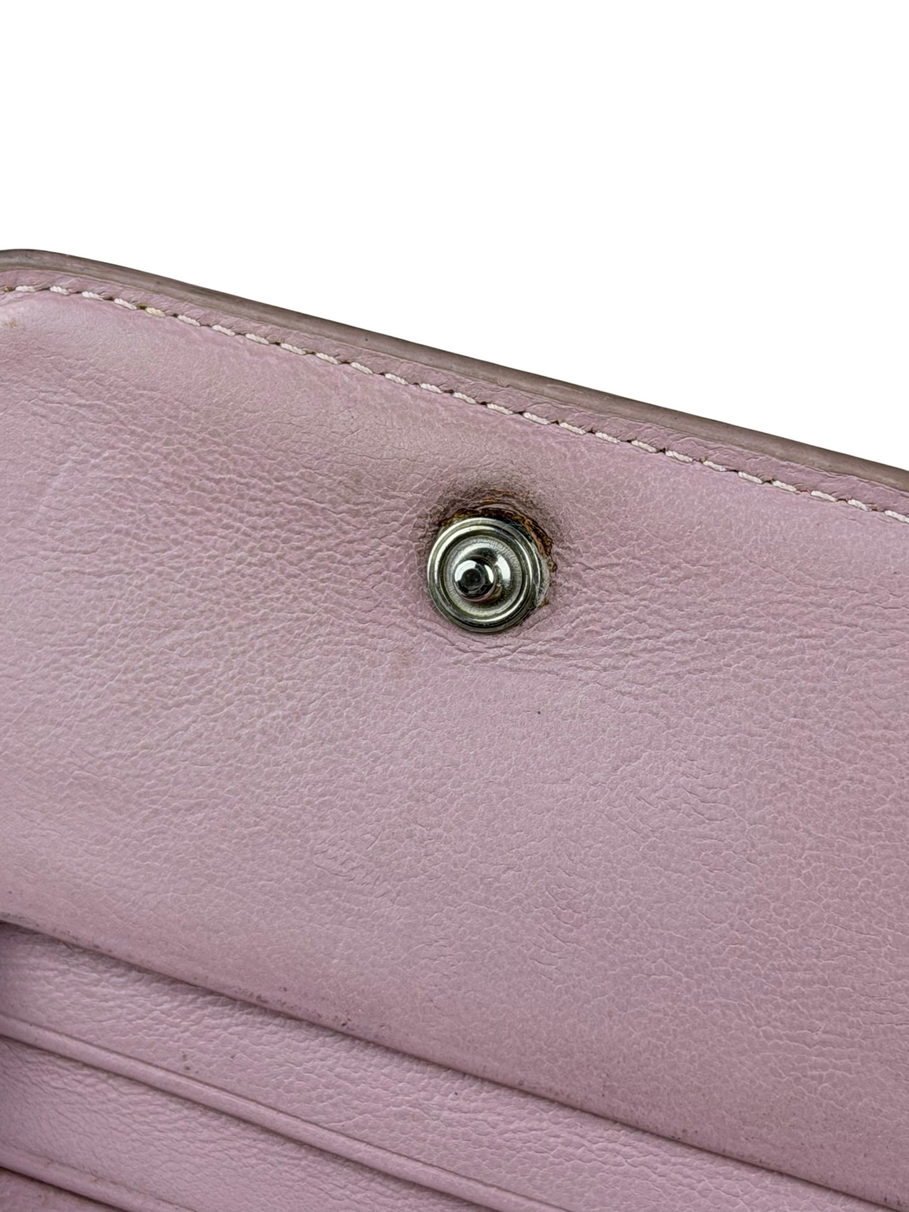 Balenciaga Power Pink Cash/Coin/Card Flap Holder