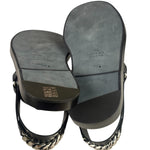 Gucci Black Cordovan Horsebit Sandals