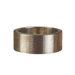 Gucci Silver Wide Flat Subtle Brushed Ring