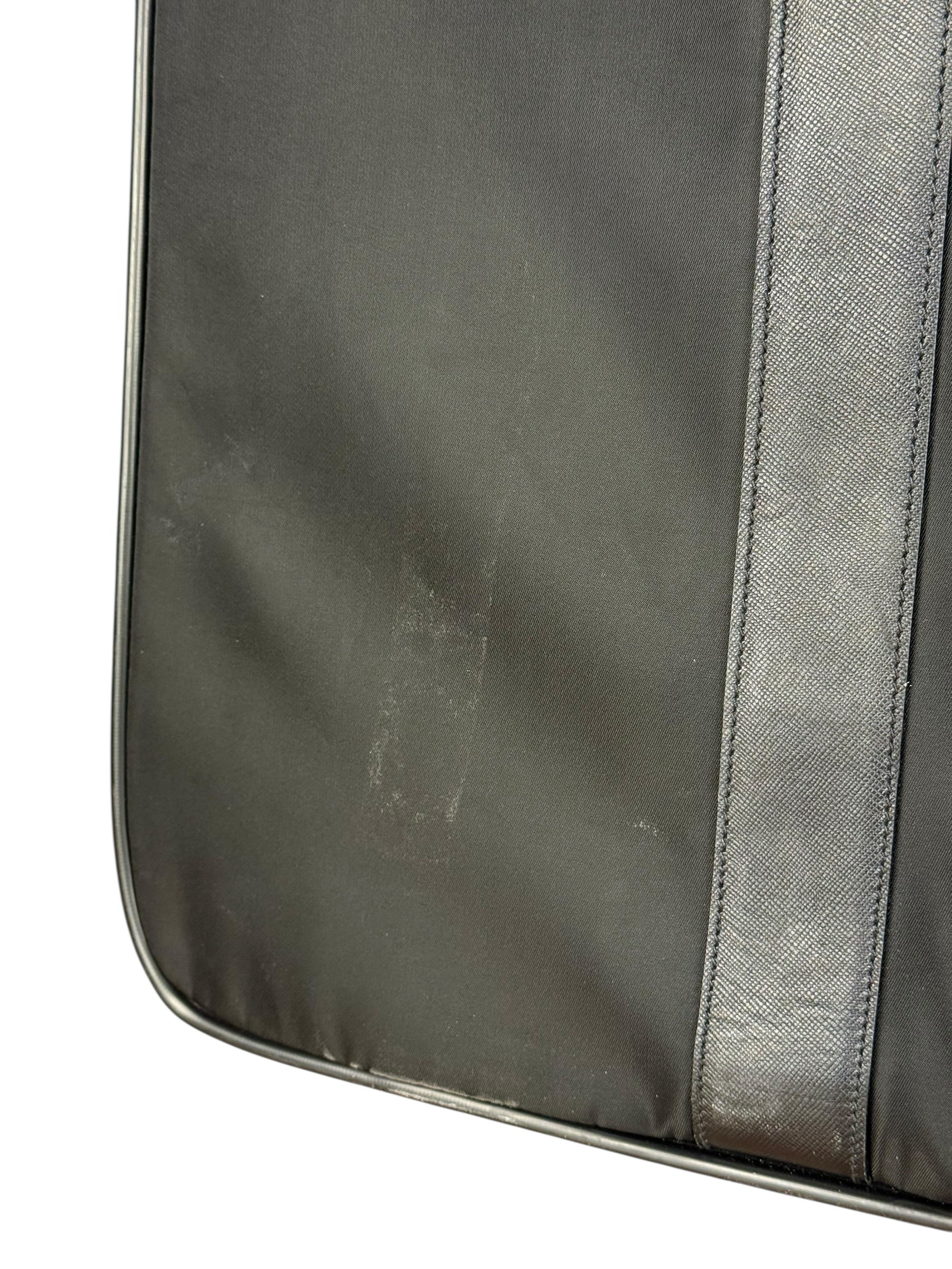 Prada Nylon Saffiano Travel Suitcase