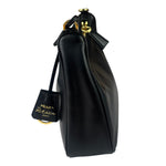 Prada Black Saffiano Leather Re-Edition Two-Way Bag