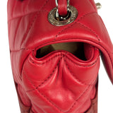 Chanel Red Quilted Leather Boy Flap Bag 2014