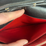 Prada Saffiano Lux Bow Crossbody Wallet