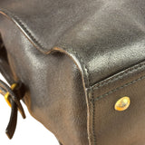 YSL Black Leather Cabas Chyc 2Way