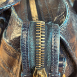 Balenciaga Navy Blue Giant Hardware City Bag