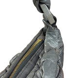 Louis Vuitton Limited Edition Grey Leather Monogram Olympe Nimbus Hobo Bag