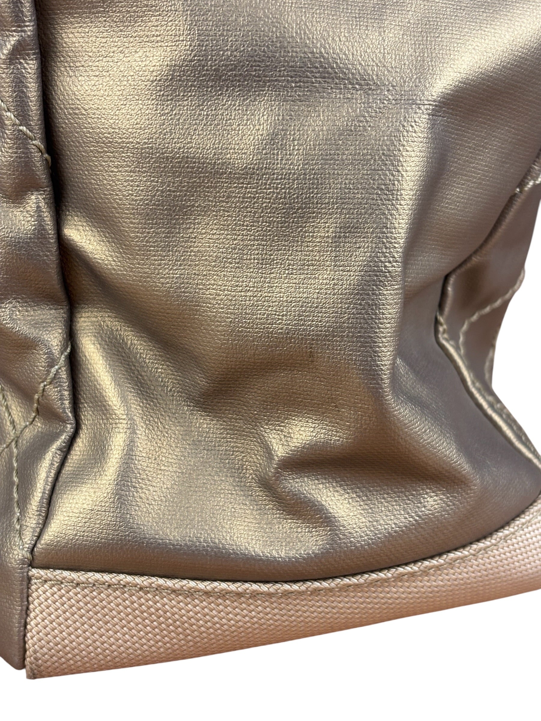 Chanel Paris-Biarritz Gold Quilted Tote Bag 2006