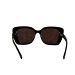 Chanel Rhinestone Logo Square Sunglasses