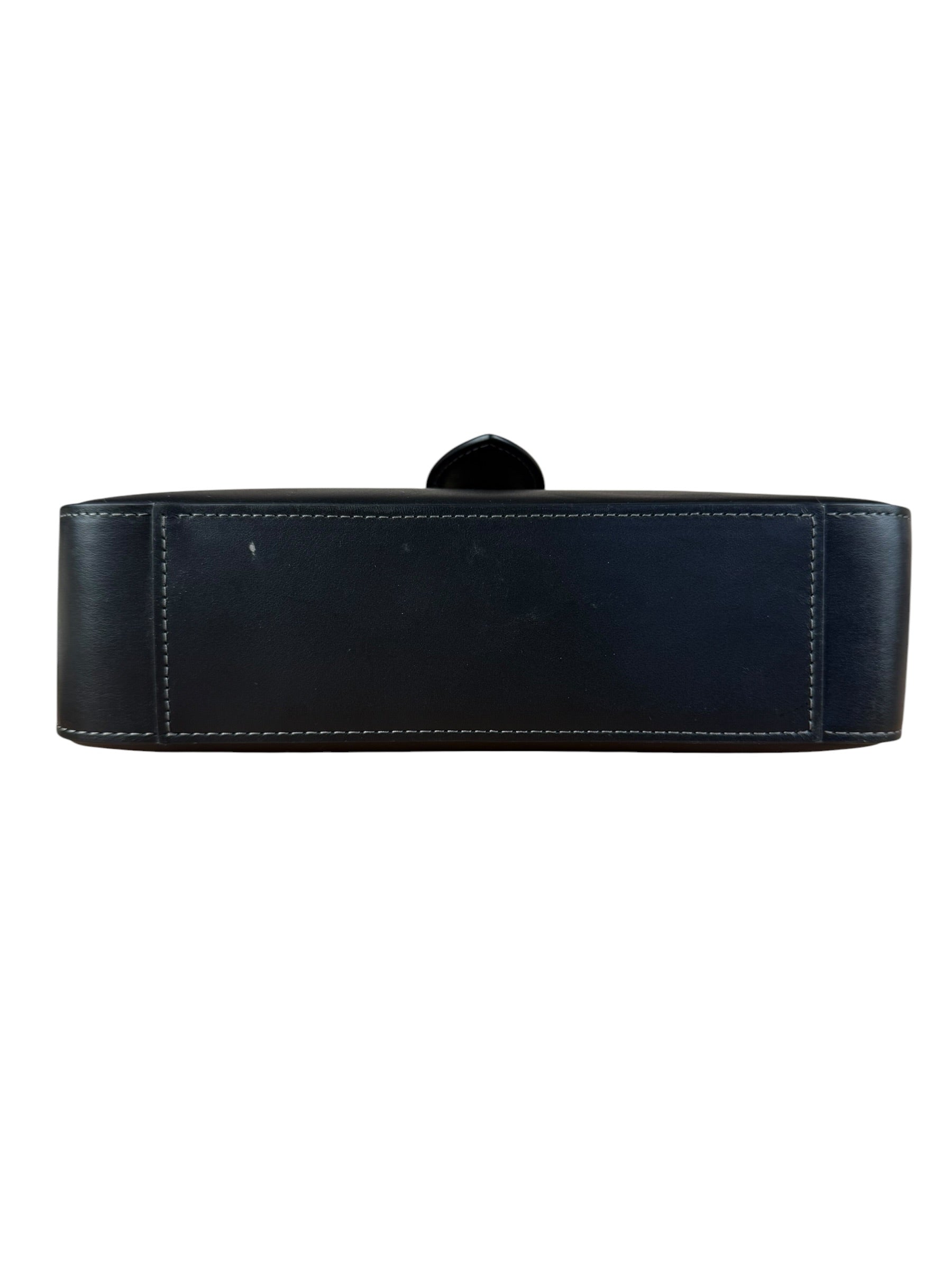 Coach Black Leather Eliza Shoulder Bag