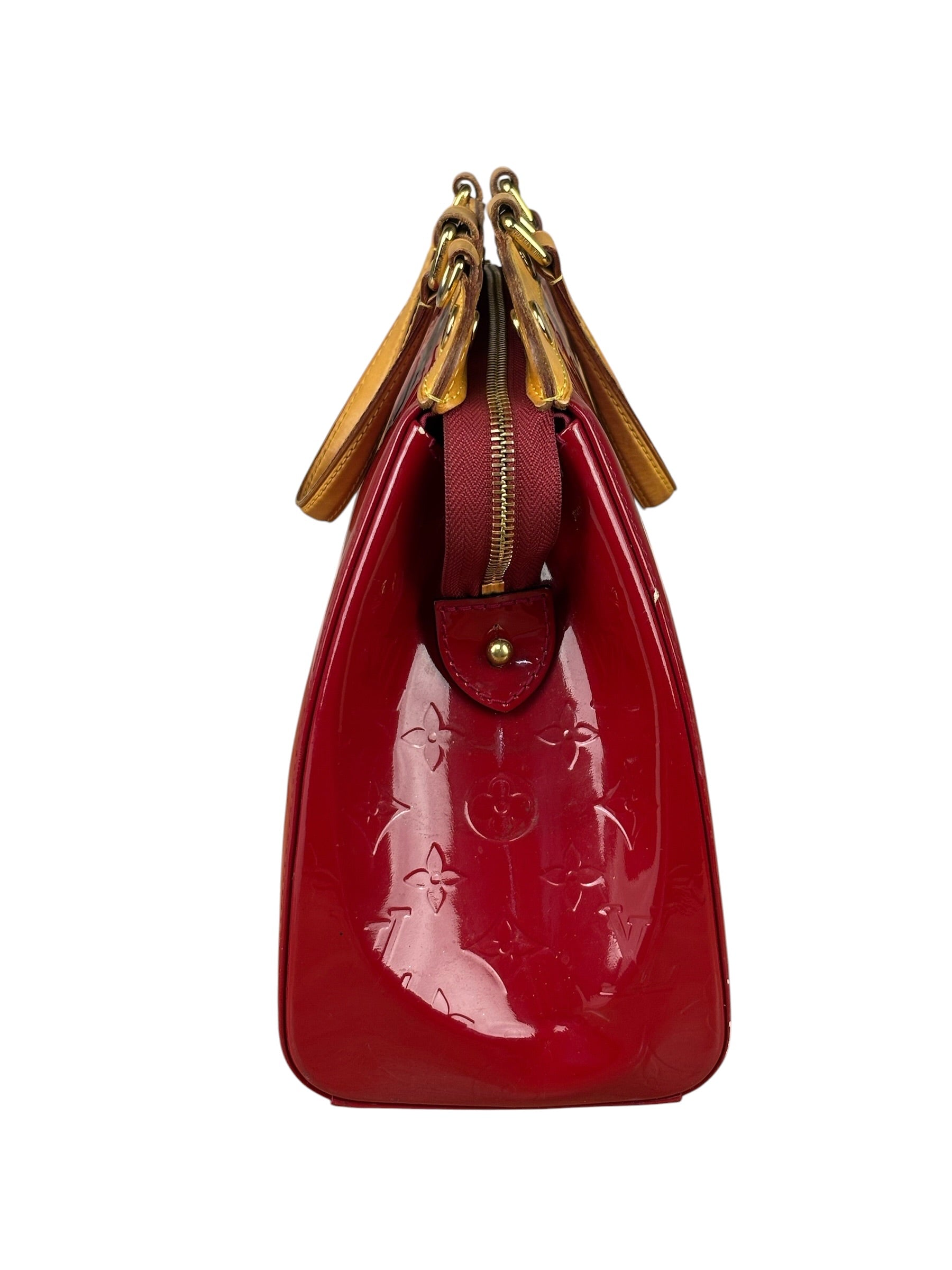 Louis Vuitton Red Vernis Brea Two-Way Bag PM