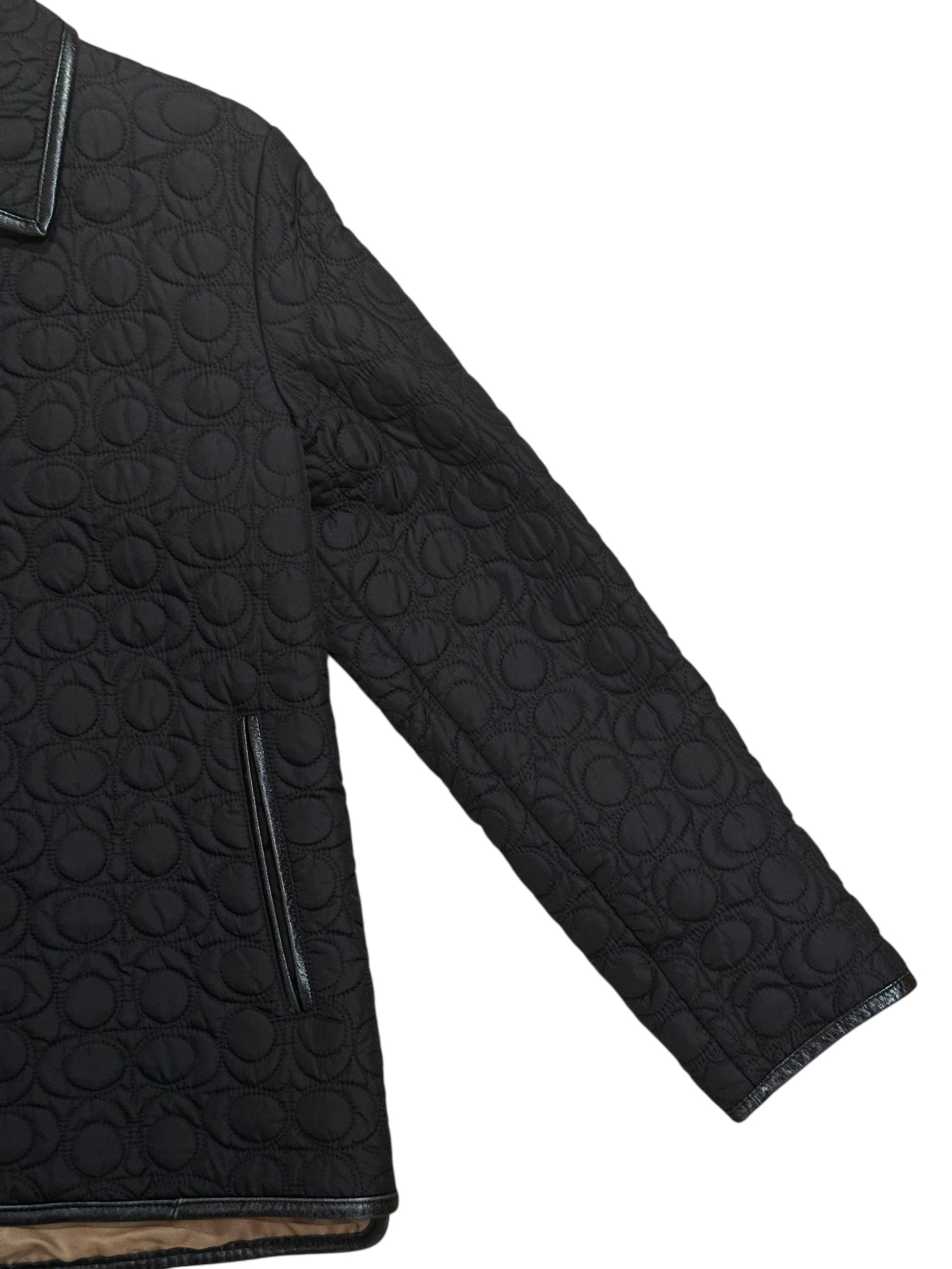 Coach Black Quilted Jacket