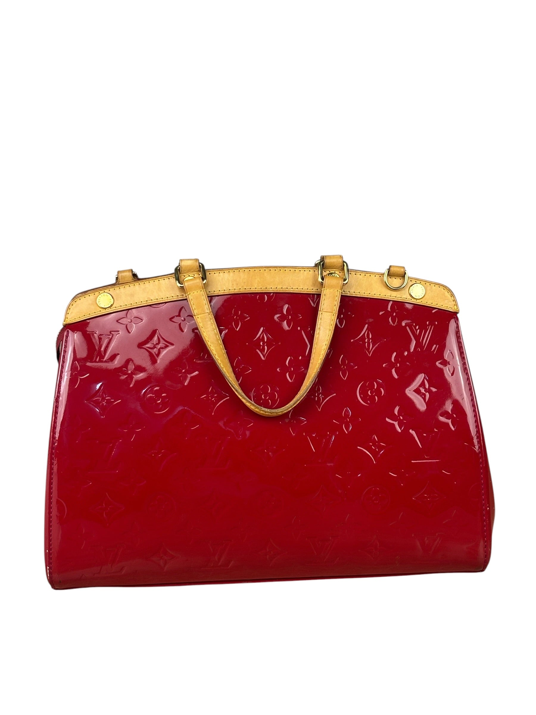 Louis Vuitton Red Vernis Brea Two-Way Bag PM