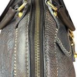 Gucci New Pelham Brown Leather Handbag
