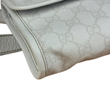 Gucci GG White Coated Canvas Sherry Line Belt Bag