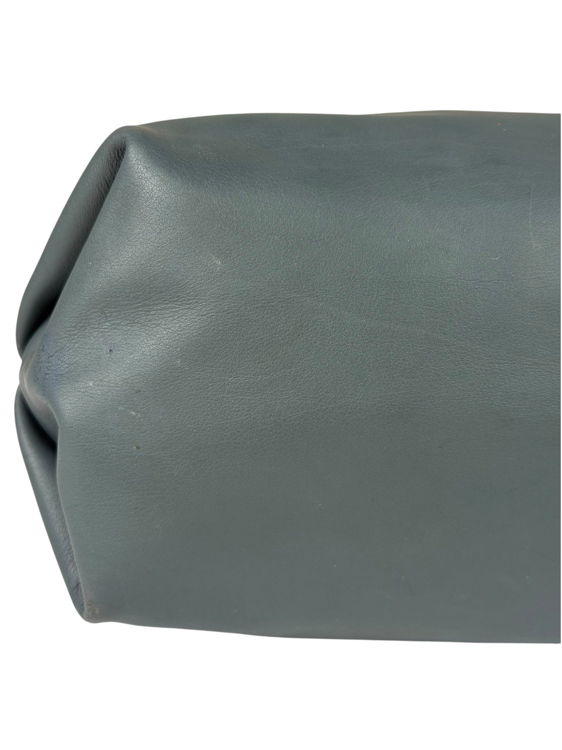 Bottega Veneta Grey Leather Pouch