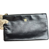 Chanel Black Quilted Leather 22 Chain Hobo Bag 2021