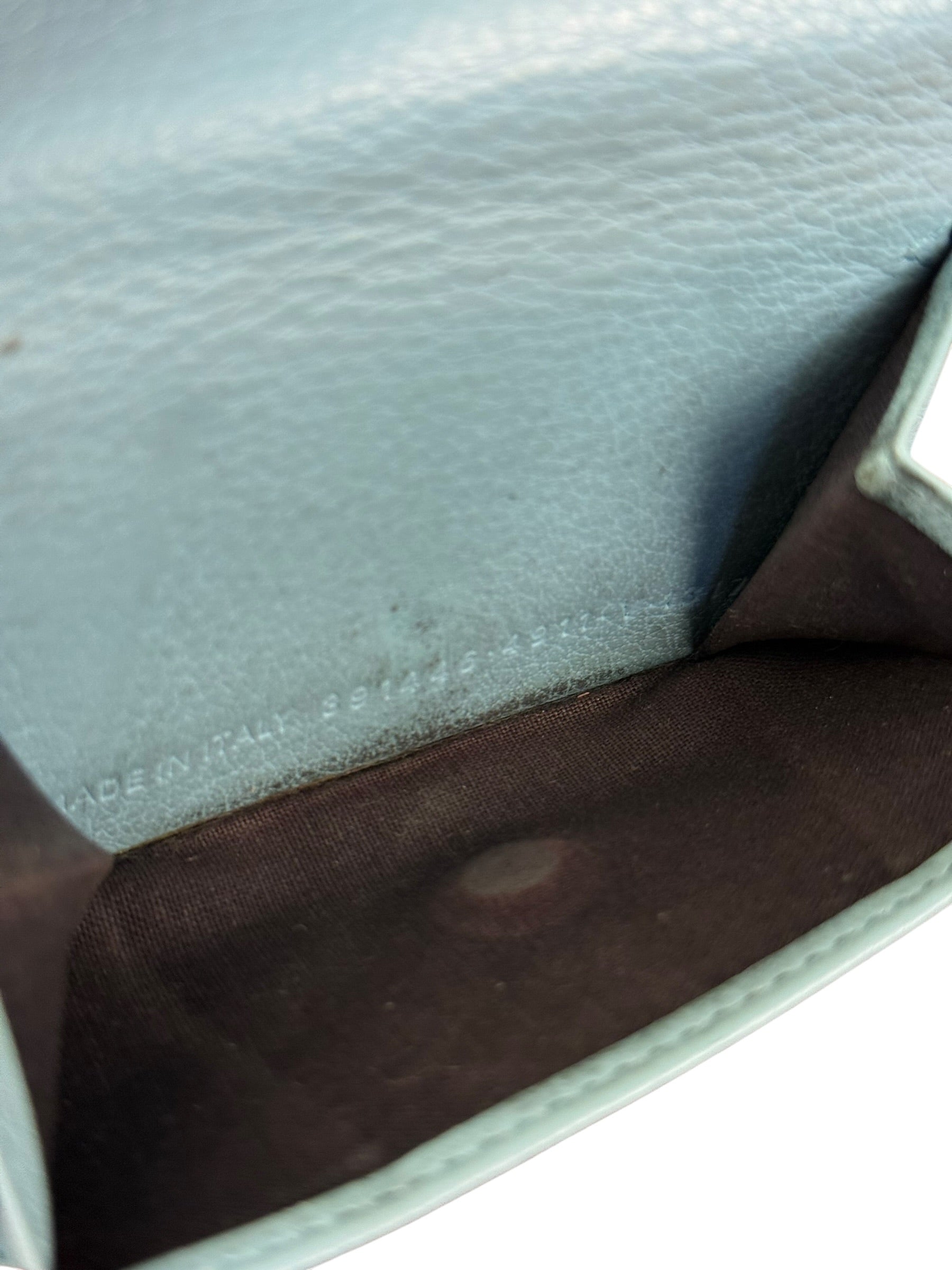 Balenciaga Baby Blue Tri-Fold Wallet