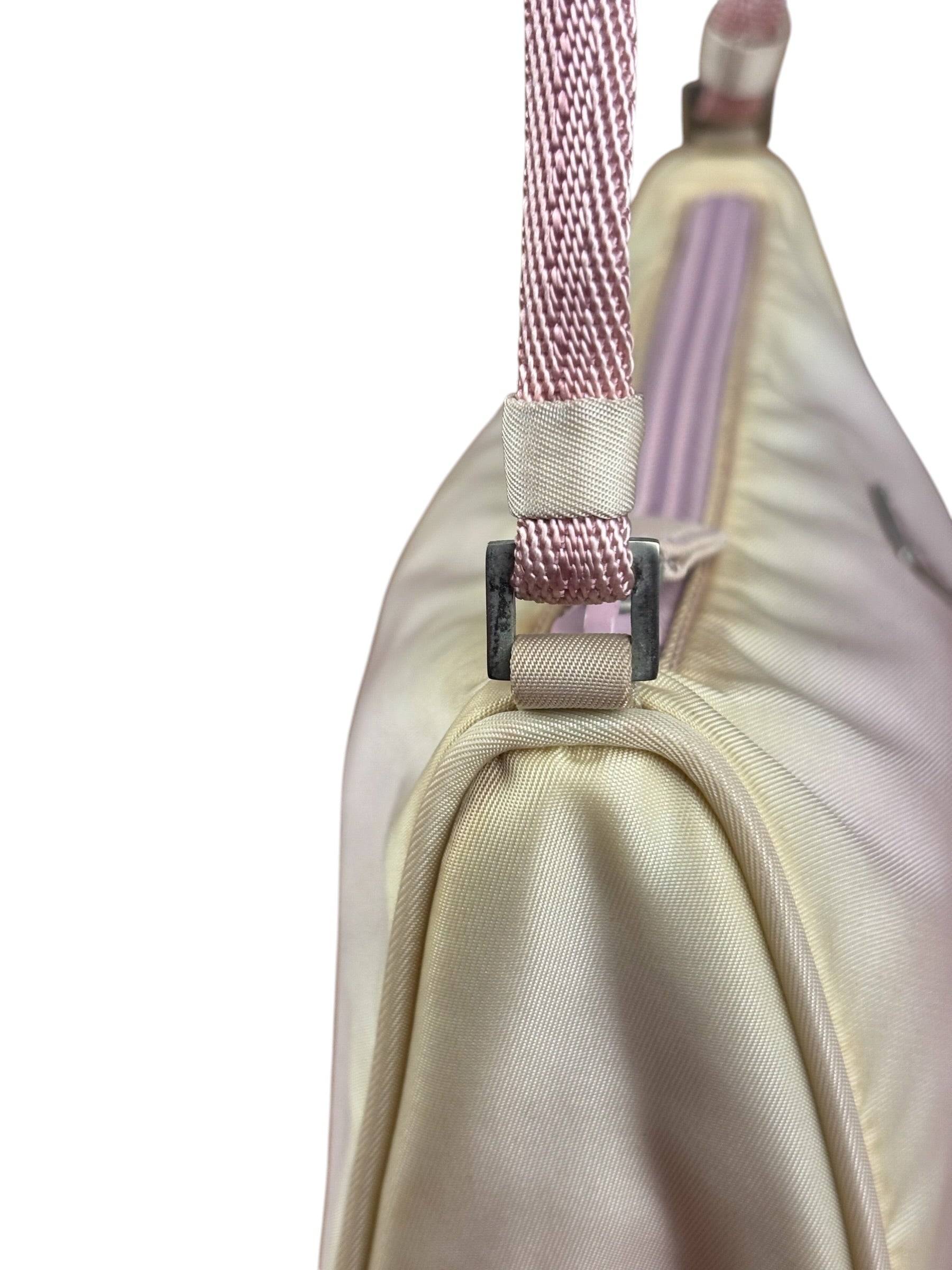 Prada Pink Nylon Tessuto Pochette