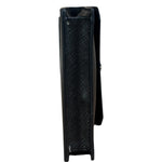 Prada Black Leather Saffiano Phone Holder