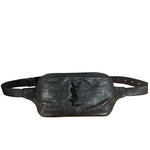 Saint Laurent Crocodile Embossed Marsupio Belt Bag