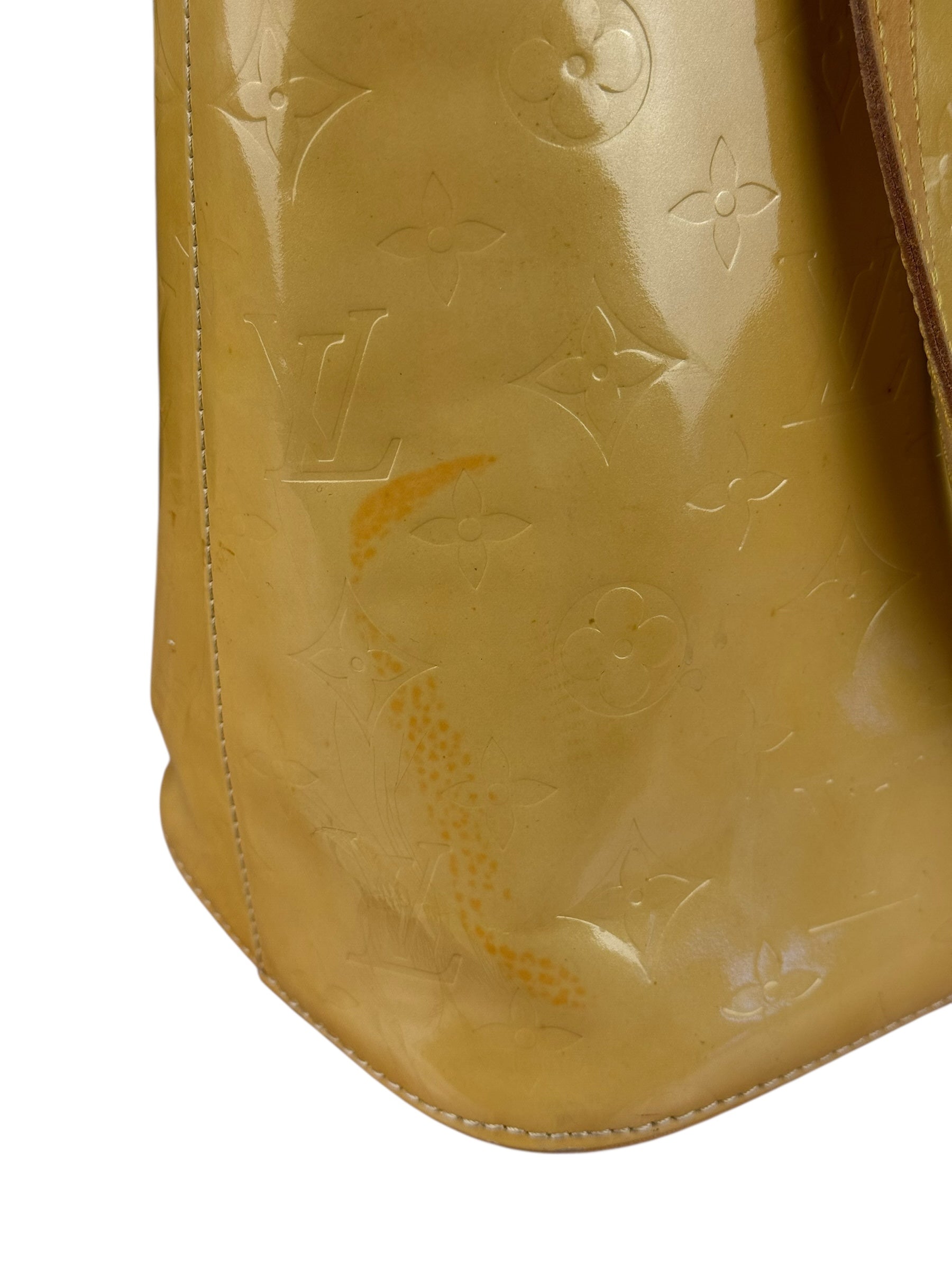 Louis Vuitton Monogram Vernis Houston Yellow