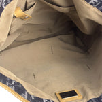 Fendi Purple Denim Roll Zucchino Tote