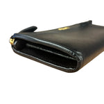 Prada Black Saffiano Leather Long Wallet