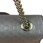Gucci Emily GG Micro Shoulder Bag Grey