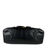 Gucci Vintage Black Horsebit Flap Bag
