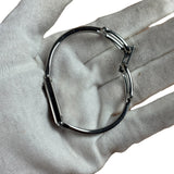 Gucci Vintage Black Dial Bangle Watch 1500L